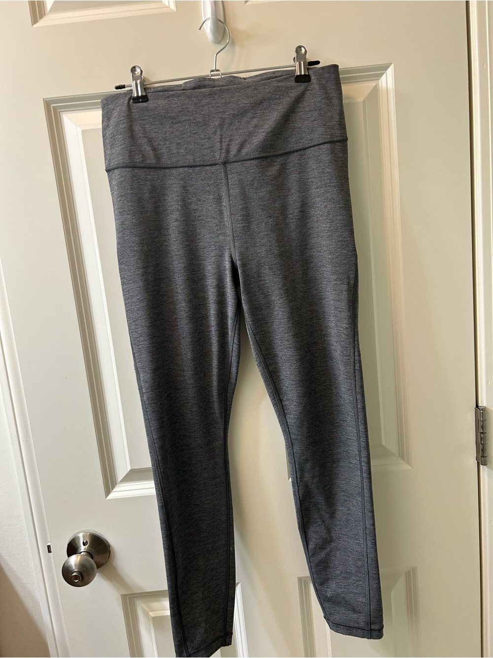 Athleta Gray High-Waist Leggings